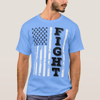 Camiseta Apneia Do Sono Combater A Bandeira Americana 4th O