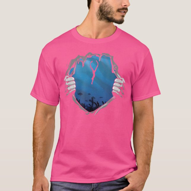 Camiseta Apneia Merge Freediver E Freediving (Frente)