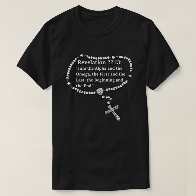 Camiseta Apocalipse 22:13: (Frente do Design)
