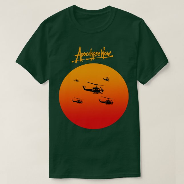 Camiseta Apocalipse agora Sunset (Frente do Design)
