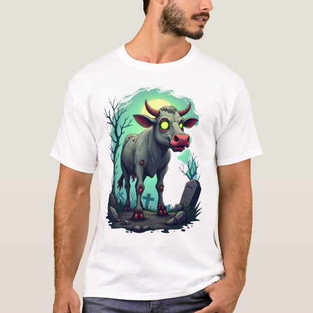 Camiseta Apocalipse da Vaca Zumbi (Frente)