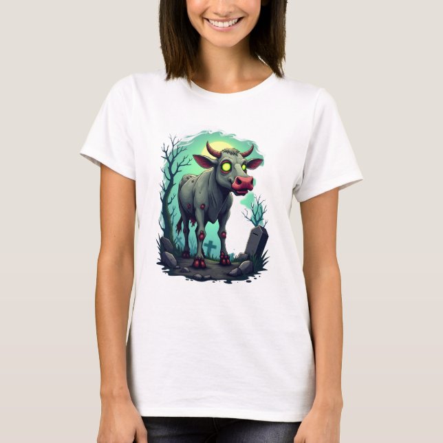 Camiseta Apocalipse da Vaca Zumbi (Frente)