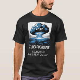 Camiseta Apocalipse do Azure – Sobrevivi à Grande Queda