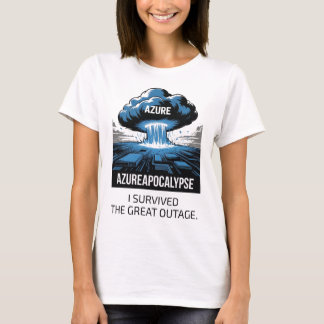 Camiseta Apocalipse do Azure – Sobrevivi à Grande Queda