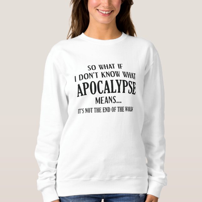 Camiseta Apocalipse Significado (Frente)