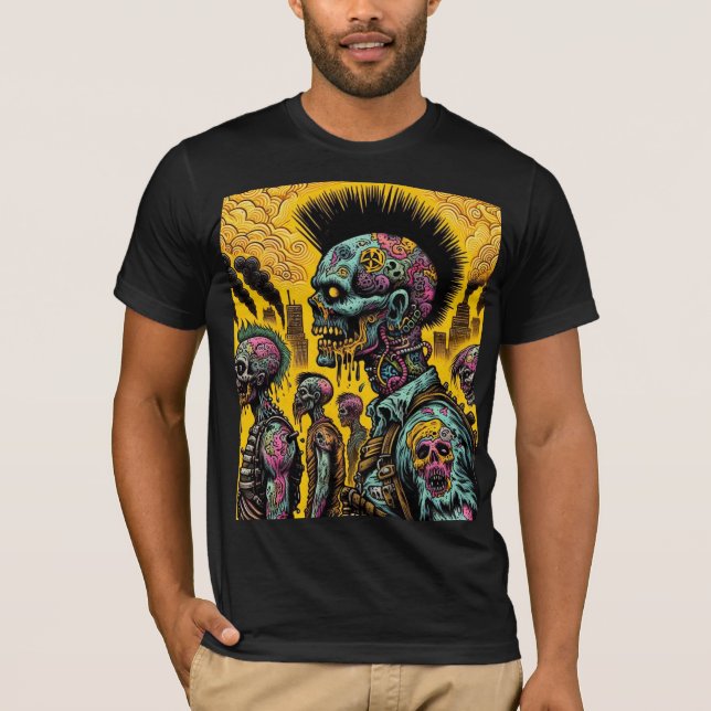 Camiseta Apocalipse zombie: (Frente)
