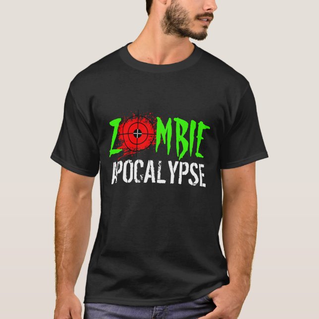 Camiseta apocalipse zombie (Frente)