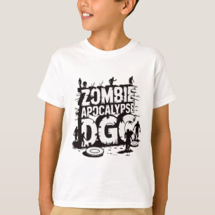 Camiseta Apocalipse Zumbi Dgc Divertido Amante de Disc Golf
