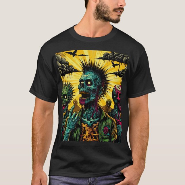 Camiseta Apocalypse do Space Zombie (Frente)
