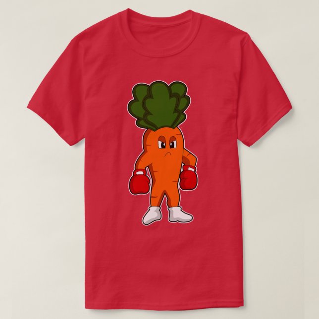 Camiseta apodrece como Boxer com luvas "in a box" (Frente do Design)