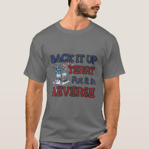 Camiseta Apoiá-Lo Na Bandeira Terry American Em 4 De Julho