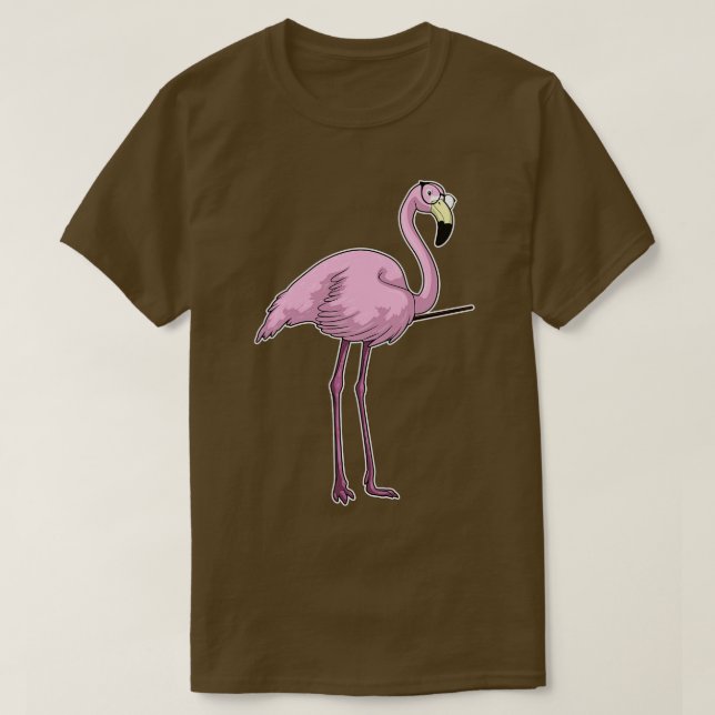 Camiseta Apoiador de Professor Flamingo (Frente do Design)