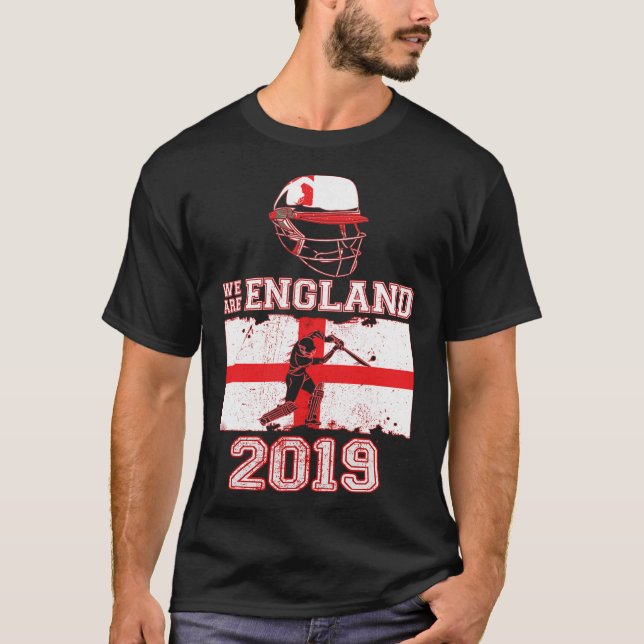Camiseta Apoiadores da Equipe de Críquete da Inglaterra Som (Frente)