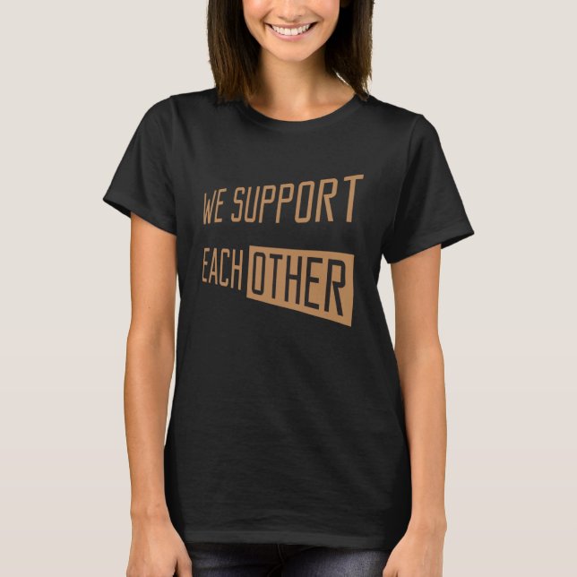 Camiseta Apoiamos cada um (Frente)