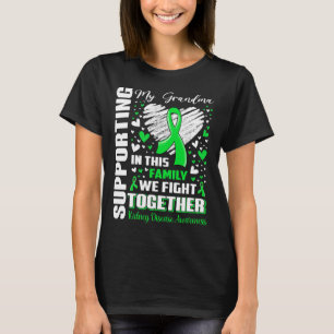 Camiseta Apoiando Minha Vovó Doença Renal Sensibilização