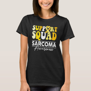 Camiseta Apoiar a consciencialização do cabelo de girassol