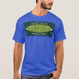 Camiseta Apoiar a greve dos trabalhadores ferroviários RMT