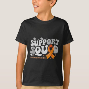 Camiseta Apoiar a Guerra da Consciência da Leucemia Laranja