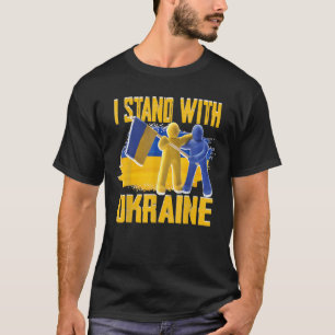 Camiseta Apoiar A Ucrânia I A Defender A Ucrânia Fla Ucra