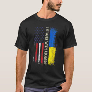 Camiseta Apoiar A Ucrânia I A Defender A Ucrânia Fla Ucrani