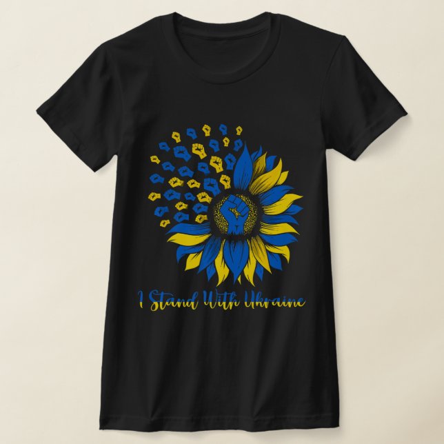 Camiseta Apoiar A Ucrânia I A Ucrânia (Postura )
