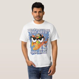 Camiseta Apoiar as Artes é o Homem Legal