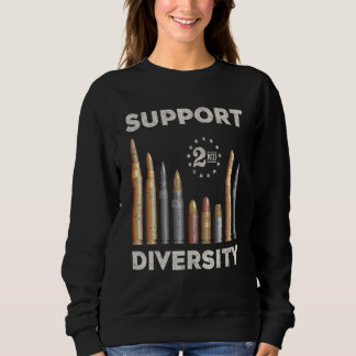 Camiseta Apoiar Diversidade Ponto Direito à Segunda Emenda