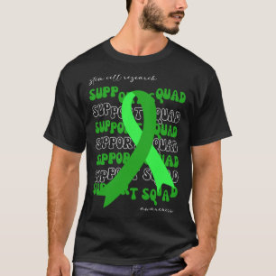 Camiseta Apoiar Fita de Sensibilização para Pesquisa de Cél