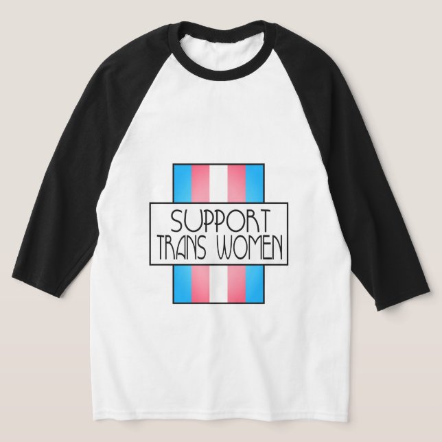 Camiseta Apoiar mulheres trans (Postura )