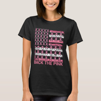 Camiseta apoiar o cancer rosa Sensibilização dos EUA