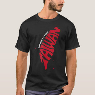 Camiseta Apoiar Uma Política Mundial Geopolítica De Taiwan