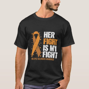 Camiseta Apoie-A A Lutar Contra A Minha Esclerose Múltipla