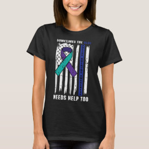Camiseta Apoie a Lei de Sensibilização para o Suicídio da P