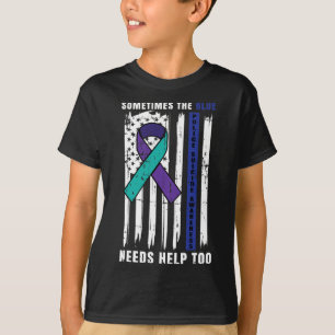 Camiseta Apoie a Lei de Sensibilização para o Suicídio da P