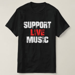 Camiseta Apoie a Música Ao Vivo
