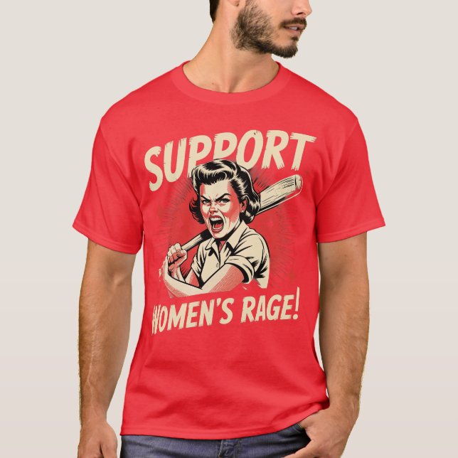 Camiseta Apoie a Raiva das Mulheres (Frente)