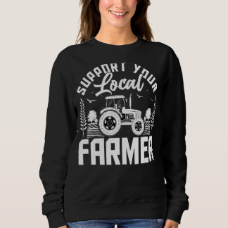 Camiseta Apoie a sua exploração agrícola local