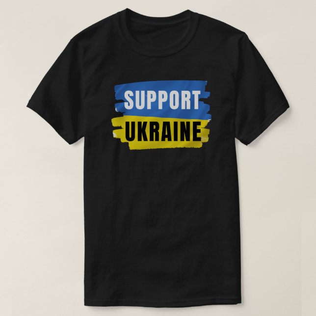 CAMISETA APOIE A UCRÂNIA (Frente do Design)