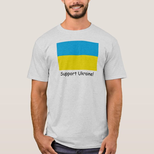 Camiseta Apoie a Ucrânia! (Frente)