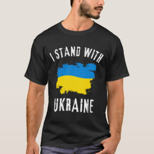 Camiseta Apoie a Ucrânia Eu Apoio a Ucrânia Bandeira Ucrani
