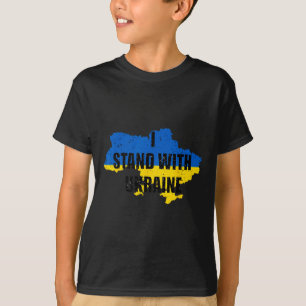 Camiseta Apoie a Ucrânia Eu Apoio a Ucrânia Bandeira Ucrani