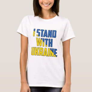 Camiseta Apoie a Ucrânia Eu Apoio a Ucrânia BandeiraUcrania