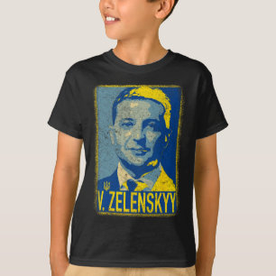 Camiseta Apoie a Ucrânia Eu Apoio a Ucrânia Volodymyr Zel