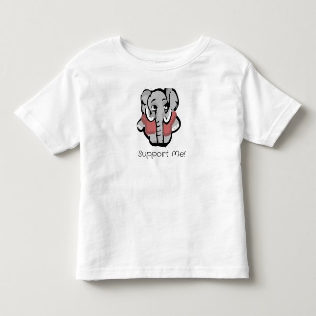 Camiseta Apoie-me Elefante (Frente)