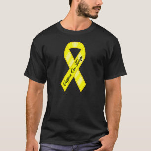 Camiseta Apoie nossa fita amarela das tropas