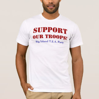 CAMISETA APOIE NOSSAS TROPAS!