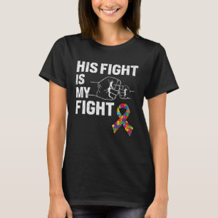 Camiseta Apoie o Irmão do Filho Conscientização do Autismo