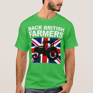 Camiseta Apoie os Agricultores Britânicos Apoio à Agricultu