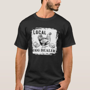 Camiseta Apoie os Vendedores de Ovos Agricultores Locais  G