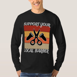 Camiseta Apoie Seu Barbeiro Local